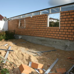 Agrandissement terrasse pour espace de jeu pour enfants Nogent-le-Rotrou